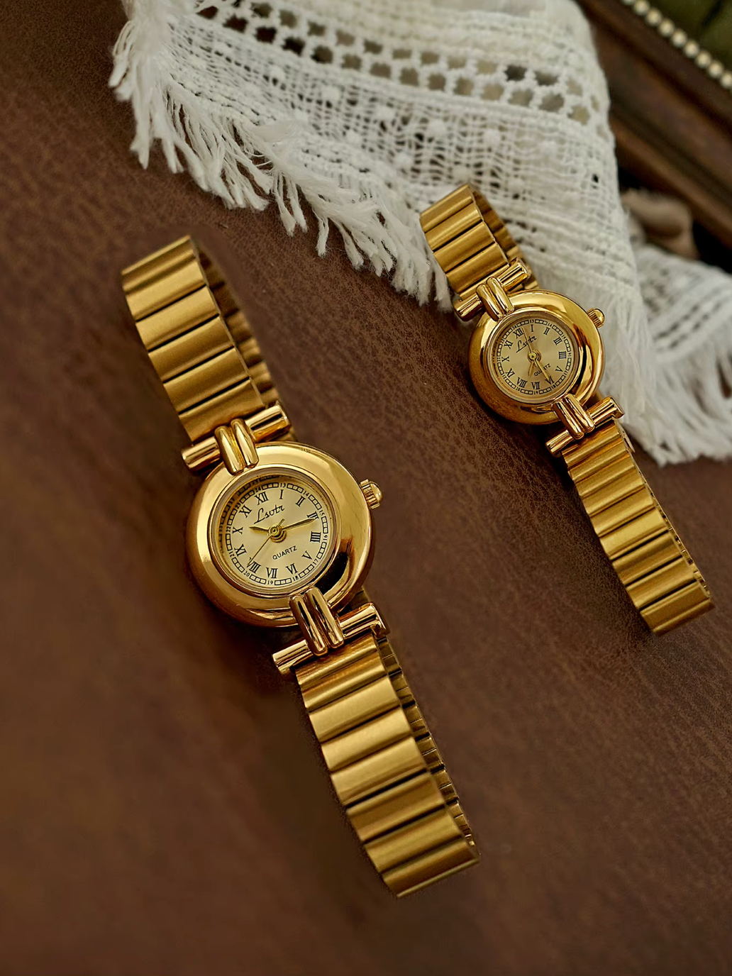 The Gilded Archive – Oval Gold Vintage Inspired Elegant Watch