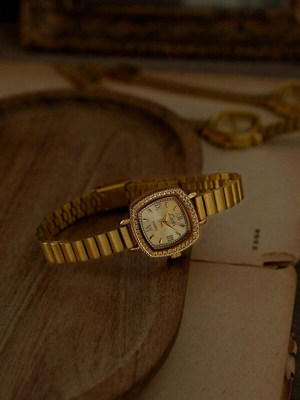 The Monaco Watch - Vintage Inspired Gold Bracelet Watch