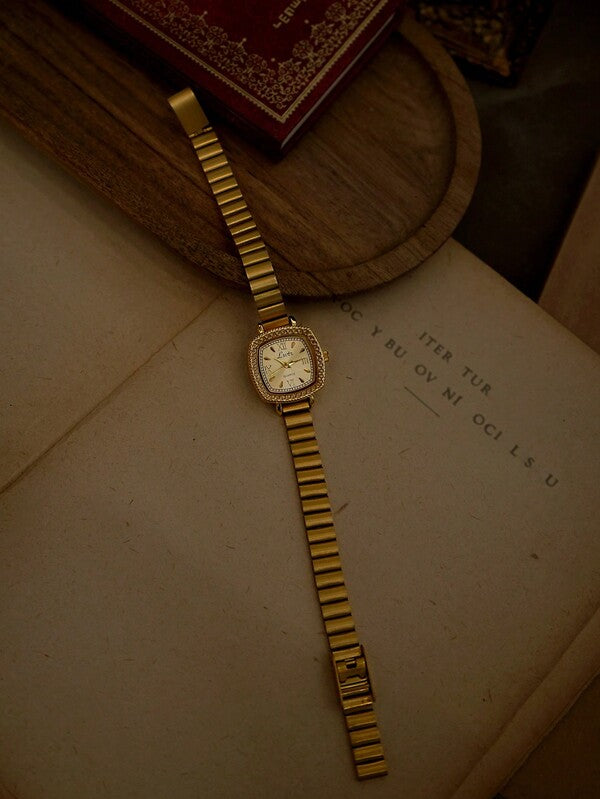 The Monaco Watch - Vintage Inspired Gold Bracelet Watch