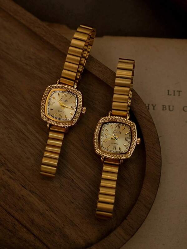 The Monaco Watch - Vintage Inspired Gold Bracelet Watch