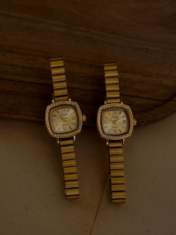 The Monaco Watch - Vintage Inspired Gold Bracelet Watch