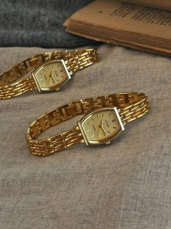 The Aurelia Watch - Vintage Inspired Gold Bracelet Watch