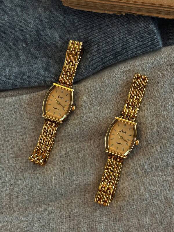 The Aurelia Watch - Vintage Inspired Gold Bracelet Watch