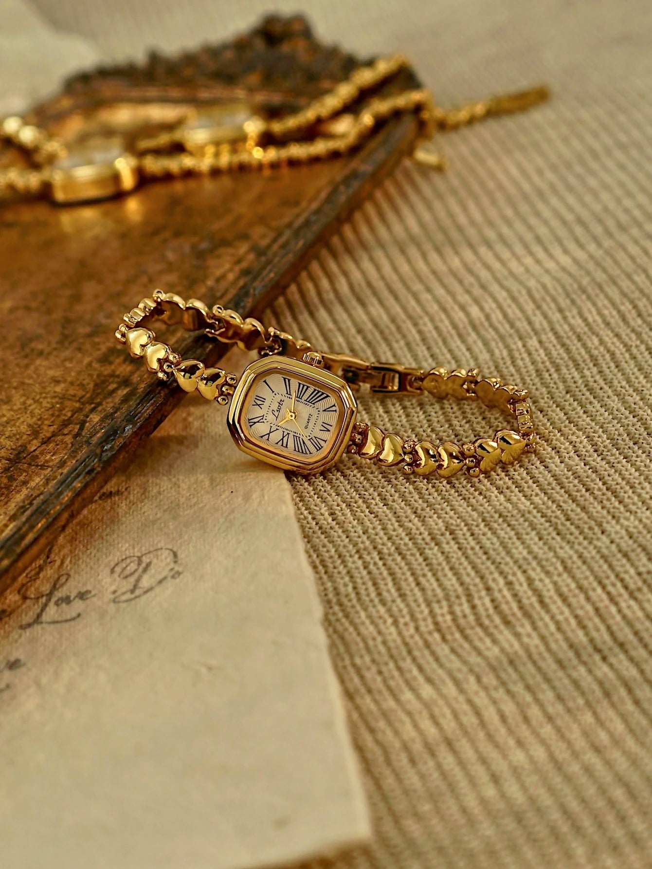 After All This Time - Only Time Will Tell Collection Gold Tone Vintage Watch