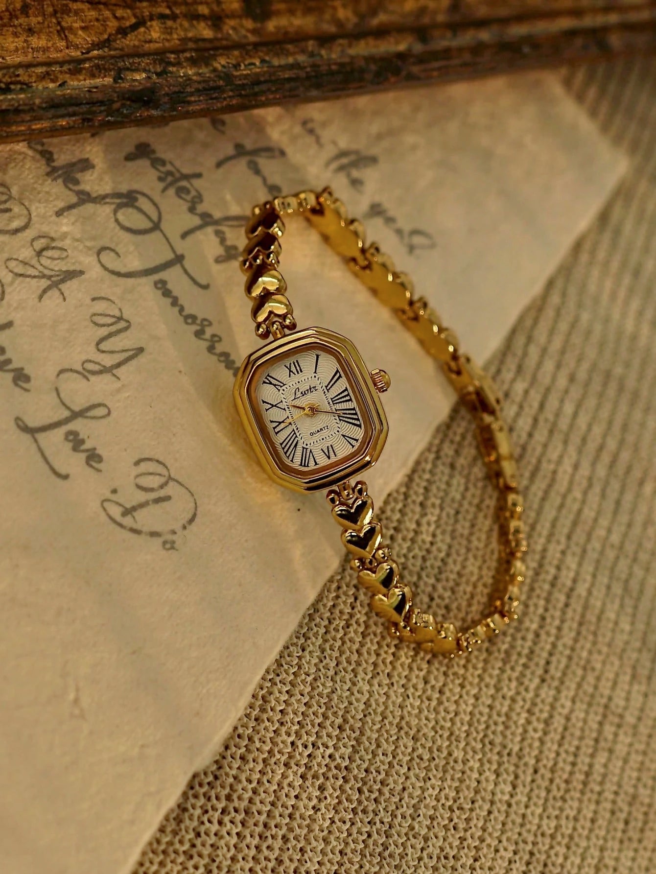 After All This Time - Only Time Will Tell Collection Gold Tone Vintage Watch