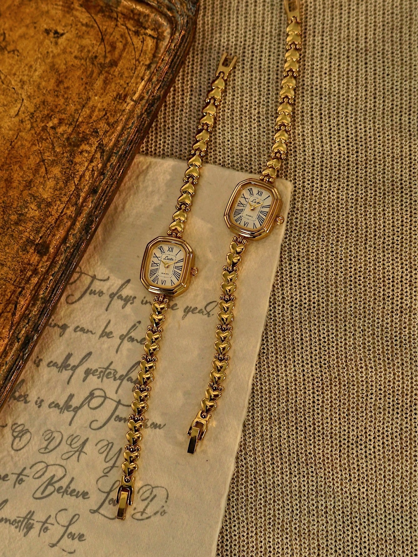 After All This Time - Only Time Will Tell Collection Gold Tone Vintage Watch