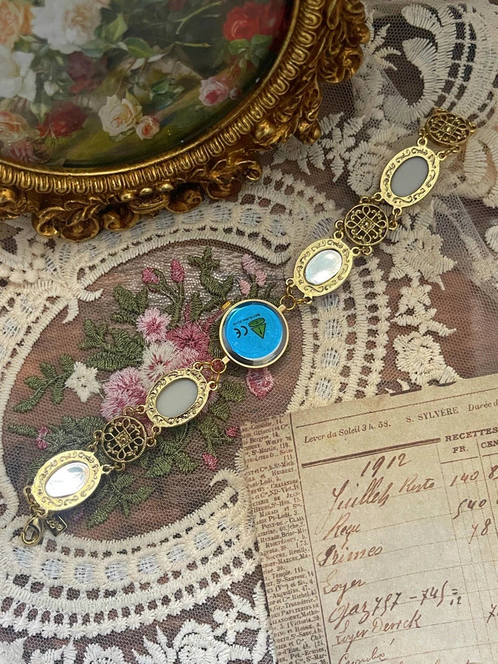 The Duchess Rose - Rose Cameo Filigree Vintage Inspired Watch for Women | Ornate Gold Timepiece